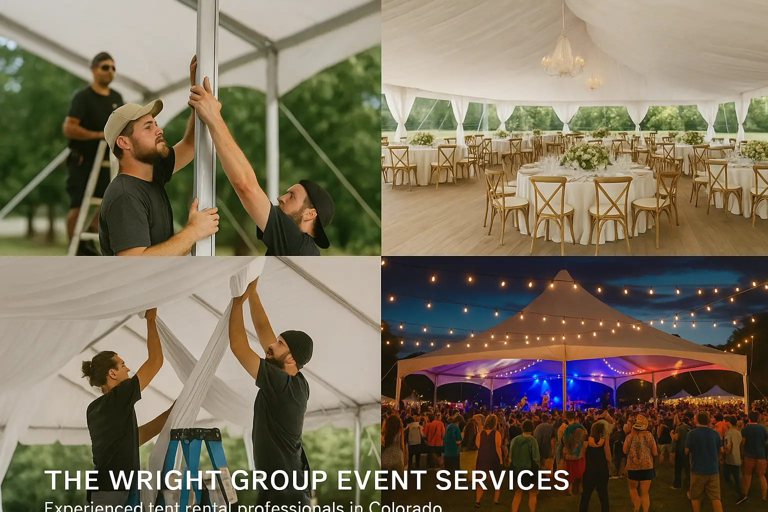 The Wright Group Event Services - Experienced tent rental professionals in Colorado 2