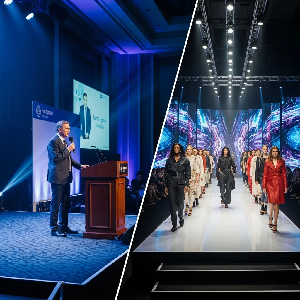 Versatile stage rentals in Denver for corporate events and fashion show runways
